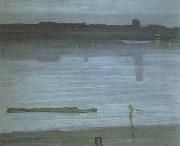 nocturne blue and silver chelsea James Mcneill Whistler